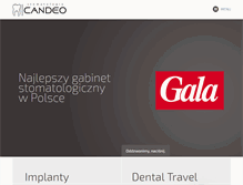 Tablet Screenshot of candeo.pl